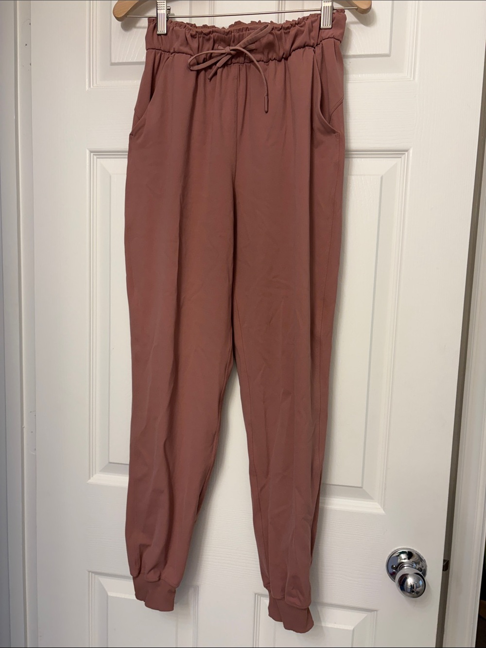 lululemon athletica Rose Taupe Drawstring Joggers